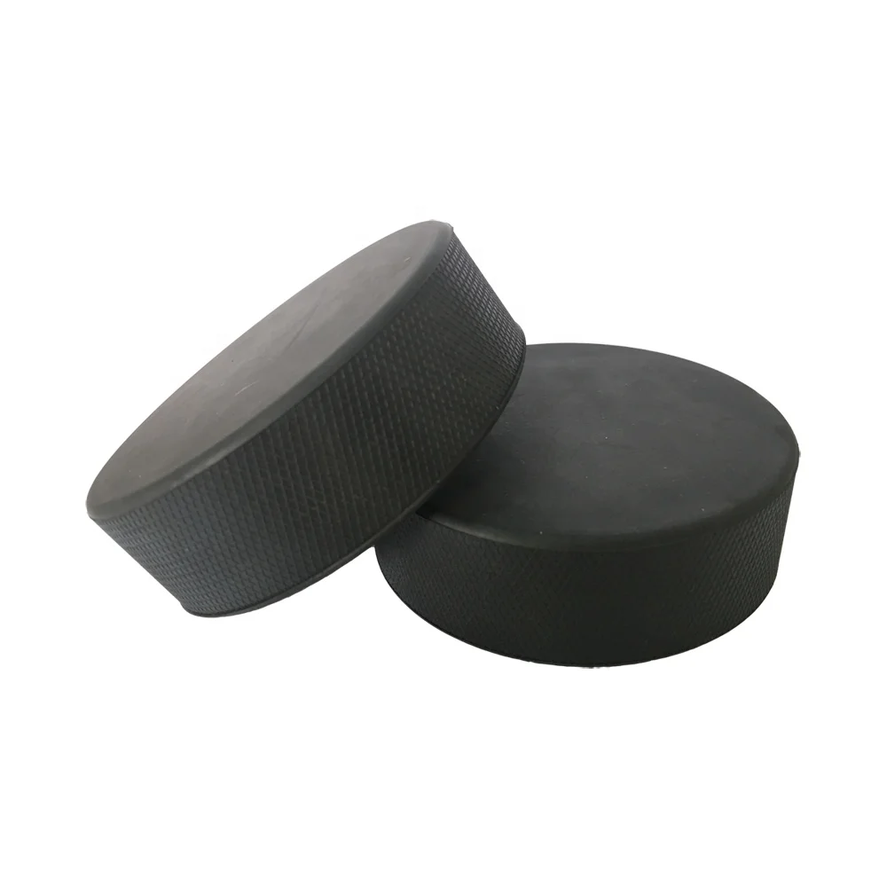 Logo Printed High Quality Professional Official Size Rubber Ice Hockey Puck