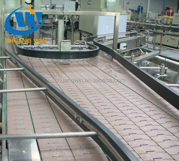 China conveying equipment belt conveyor used for mineral water bottle transfer