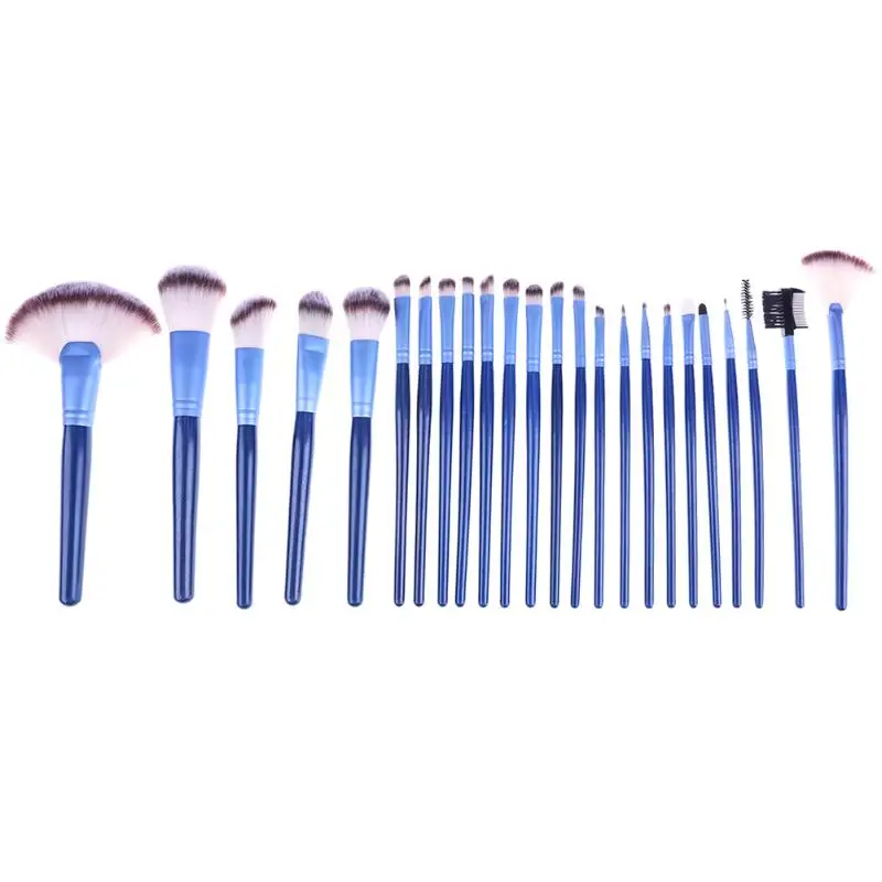 yaeshii 24Pcs Professional Foundation cosmetic tool luxury liquid glitter private label makeup brush