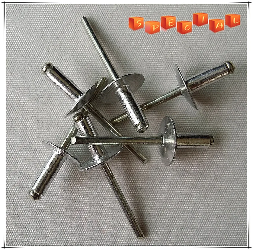 Крепежная заклепка, оцинкованная стальная заклепка, алюминиевый корпус, стальная заклепка открытого типа