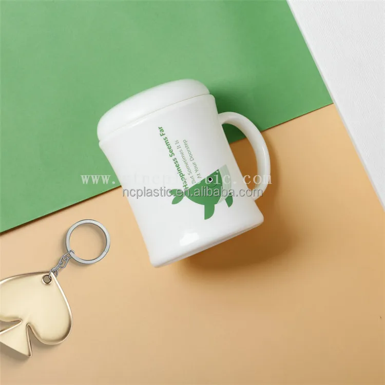 450ml 16oz Whales printing CHILDREN KIDS PLASTIC MUGS WITH HANDLE FUN TRAVEL HOME