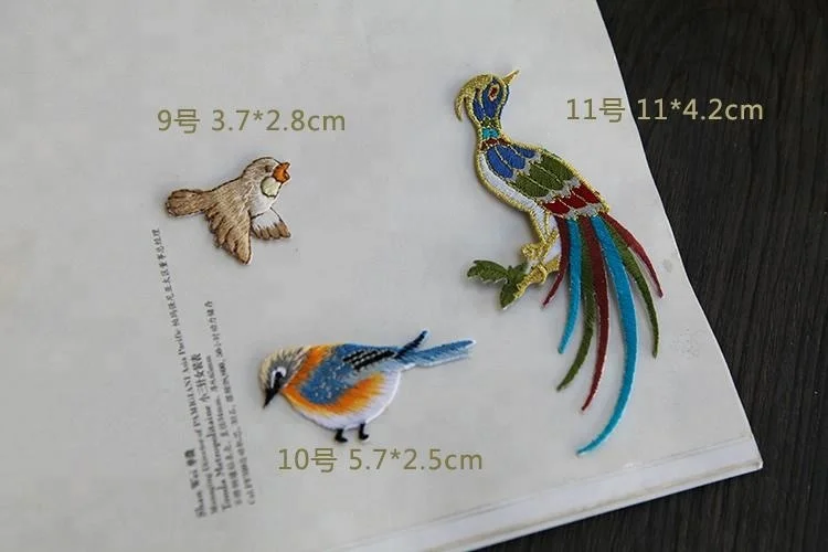 On Lace Diy Sewing Clothes Accessories Applique Patches Iron Birds Embroidery Embroidered Custom Size Nigeria Lace Fabric 3D