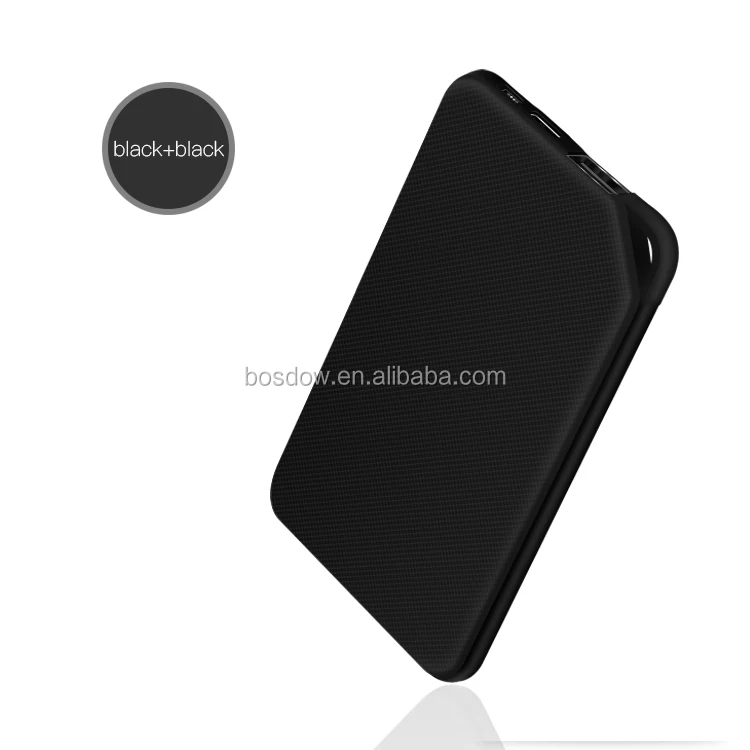 Тонкий внешний аккумулятор Type-c 2500 мАч для оптовой