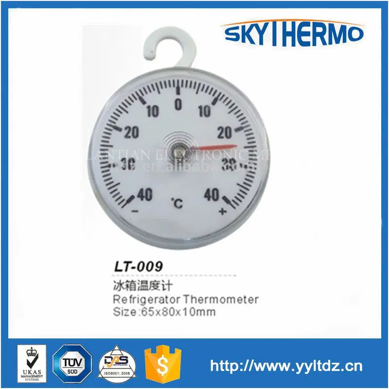 Indoor plastic bimetal window accurate room thermometer