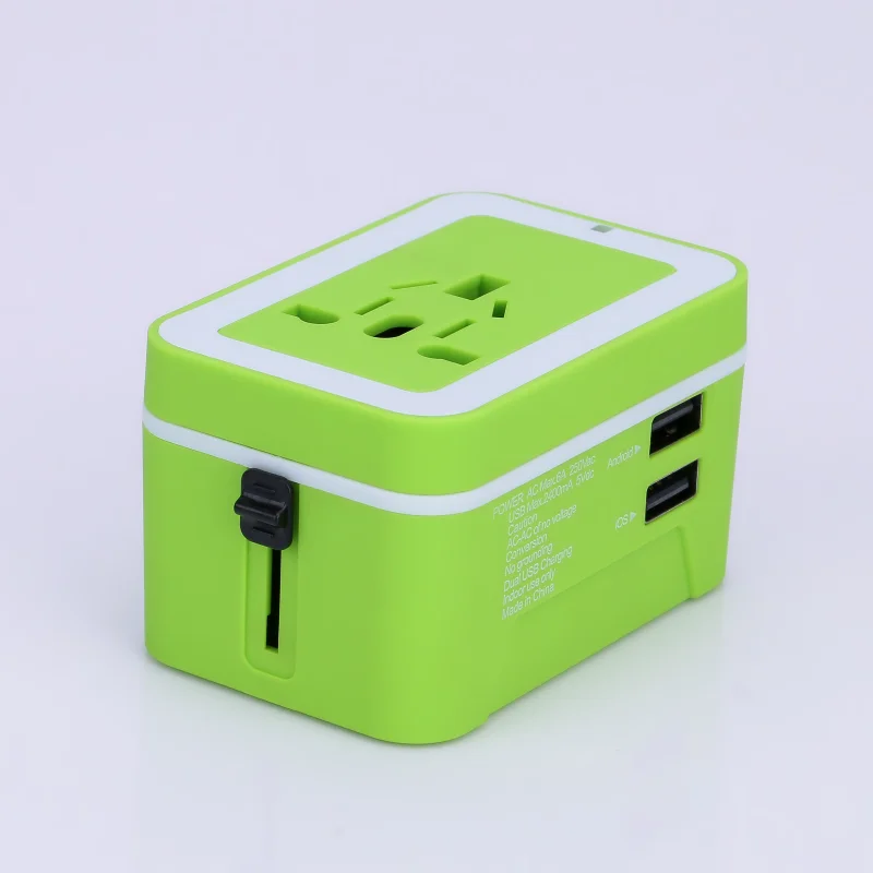 New Toy Products Universal Travel Adapter USB Charger for Travelling Around the World