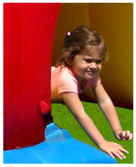 Счастливый хип-хоп вышибалы слайд Combos-9082N скача и дети слайд надувной батут с горкой