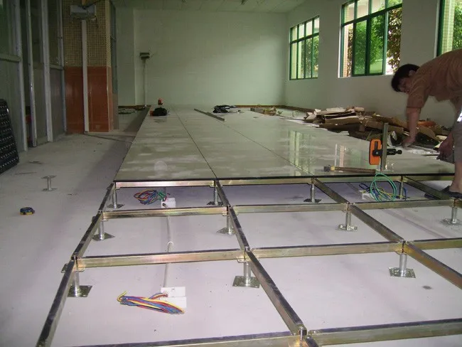 Guangzhou Building Materials Wanael 60x60cm Oa Bare Finished Steel Raised Access Floor