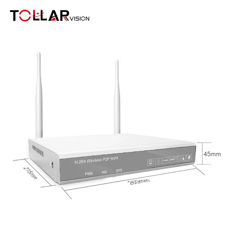 2021 Manufacture Complete New CCTV Camera 36 Pcs LED Light 960P Video Surveillance 4CH Wireless WiFi Camera Kit