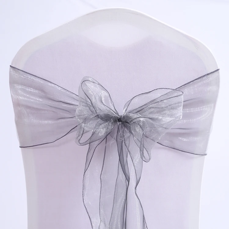 
Hot selling factory custom made party and wedding decoration lace chair sashes 
