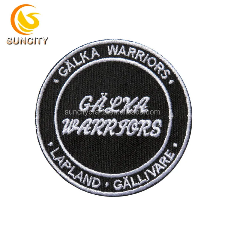 Free Sample No MOQ Custom Logo Patch Angeles Guardianes APM Lanzarcte Embroidery Patch With Iron On
