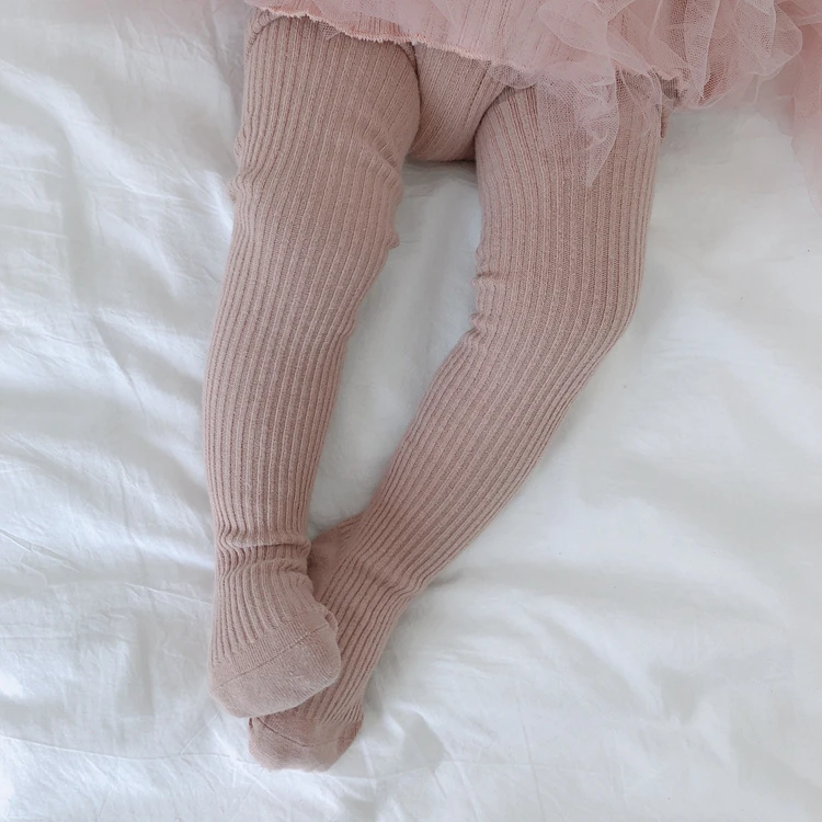 Прямая продажа с фабрики, Однотонные эластичные брюки, детские брюки, непрозрачные колготки.