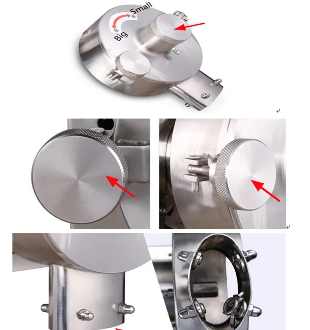 High efficiency industrial electric stainless steel coffee grinder