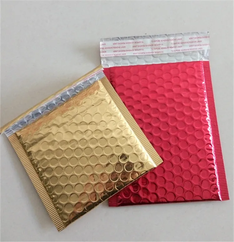 12x15 Hot Pink Metallic Bubble Padded Envelopes