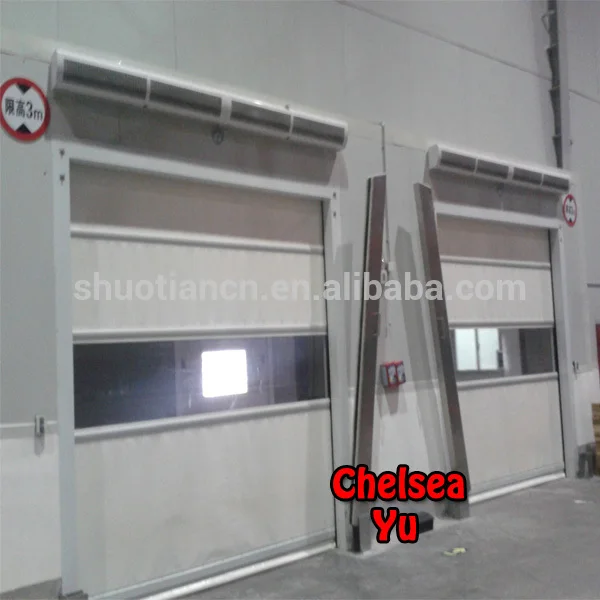 высокая производительность промышленных дверей, защиты от пыли быстро от двери, автоматическая быстрого рольставни двери