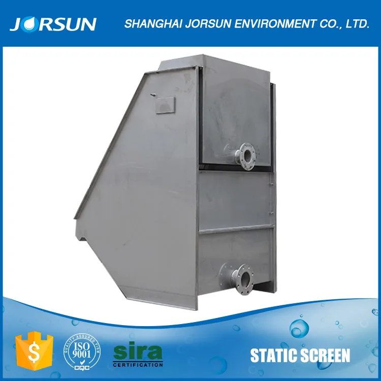 Статический сито для пищевой промышленности очистки сточных вод завод