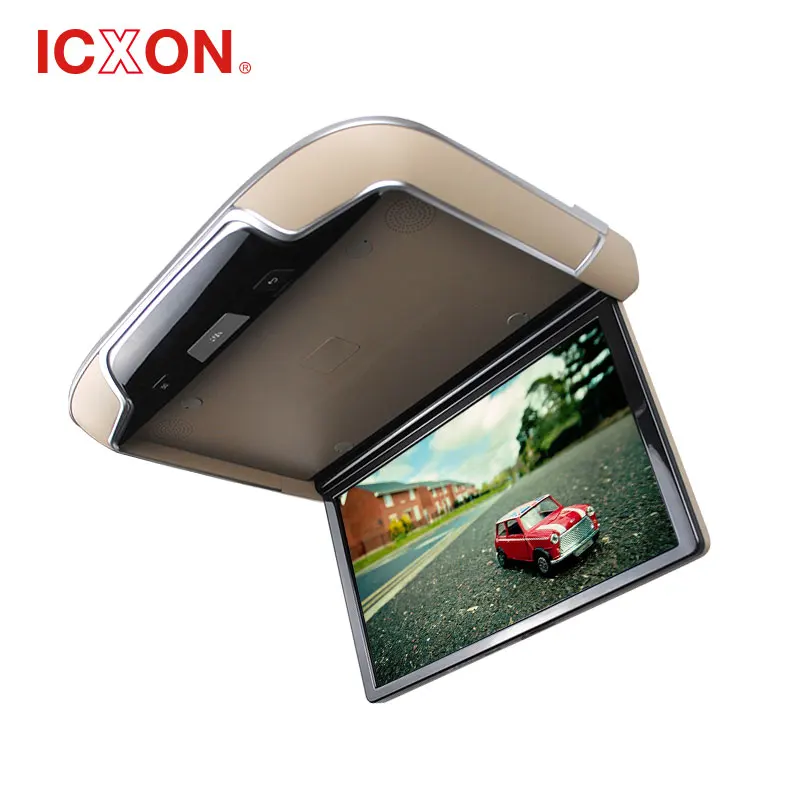 21.5' 1080p car tv video bus roof mount hd input flip down monitor