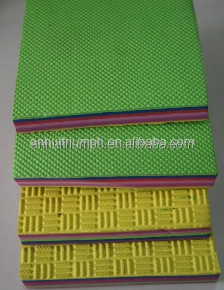 high quality textured eva foam sheets for shoes outsole