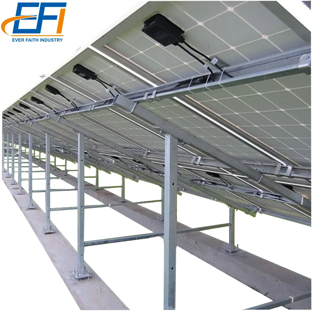 
Aluminum Ground Mount Solar Racking Systems Customized Solar Panel Grounding Mounting Bracket for pv solar panels  (60827194937)
