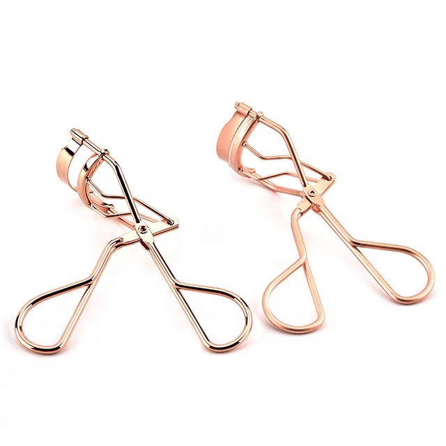 Wholesale Rose Gold Applicator Eye Lash Curler Stainless Steel Eyelash Curler