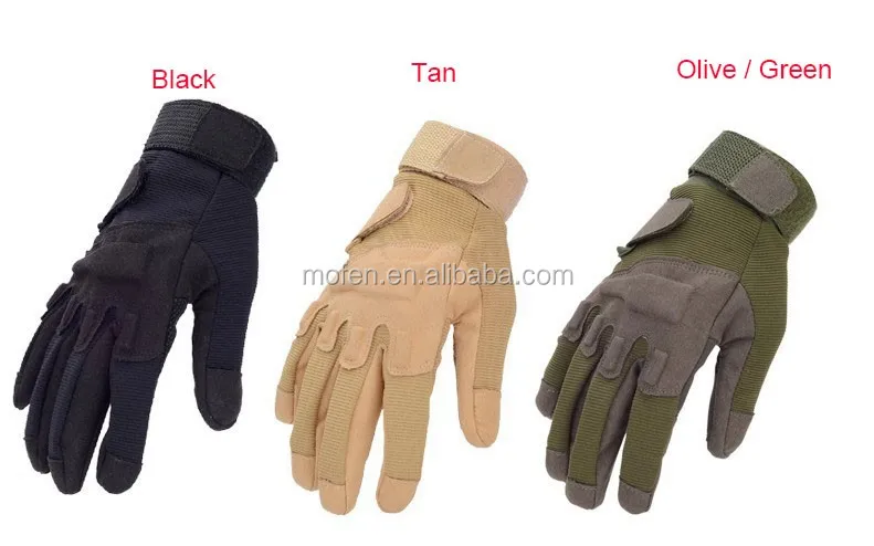 Full Finger Tactical Military Airsoft Police Anti Riot Outdoor Sports Protective Gloves
