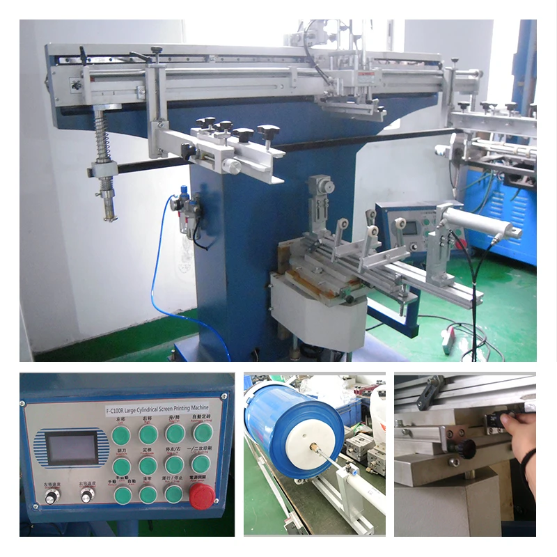 
High quality round screen printing machine for bucket 