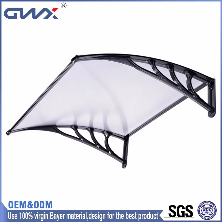 Transparent Solid Polycarbonate Sunshade For Window Awnings New Style Sun Shade Awning Roof Cover Outdoor
