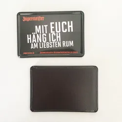 Factory Made Promotional Tin Plate Magnet Funny Metal Fridge Magnet for Home Decor