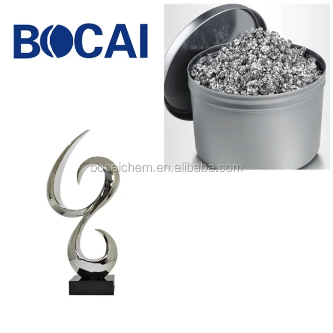 fine particle size metallic silk aluminium paste for industrial and decorative paint, silver color aluminium pigment for ink