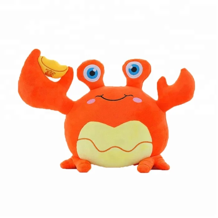 Custom Stuffed Plush Animal Crab Shaped Home Decor Pillows