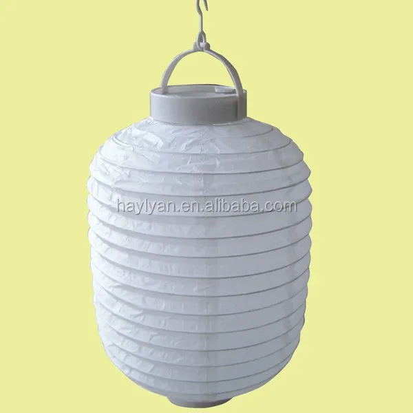 
Round stripped rice paper lantern battery operated lantern 