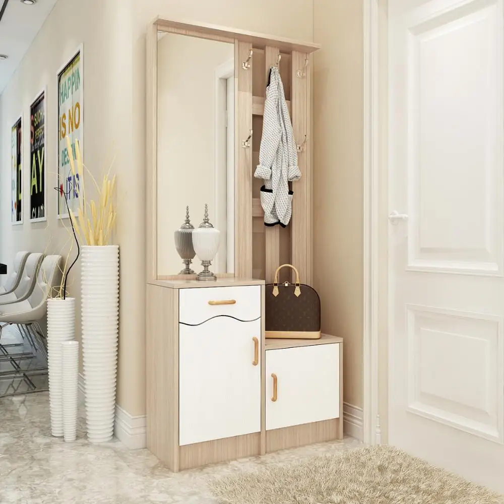 
Chinese manufacturer living room solid wood tall shoe cabinet 