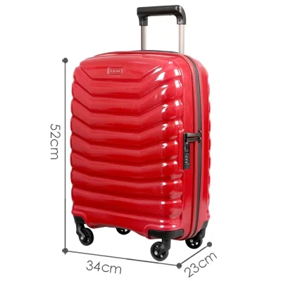 Custom Tag High Quality Carbon Fiber Travel Carry-on Trolley Bag Luggage Sets Suitcase