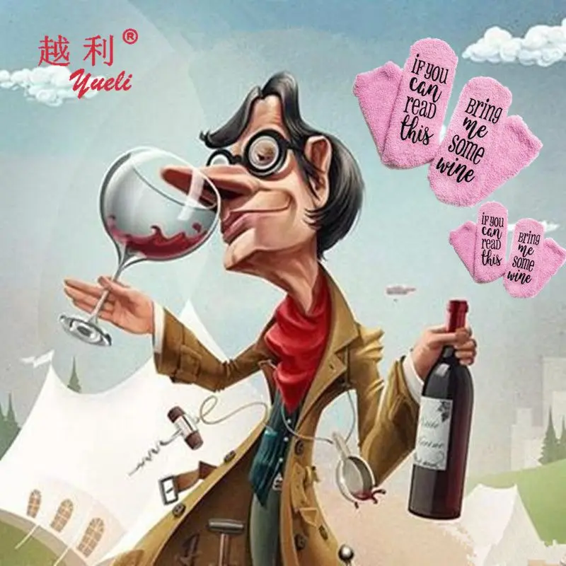 wholesale womens thermal heated disposable plastic wine socks