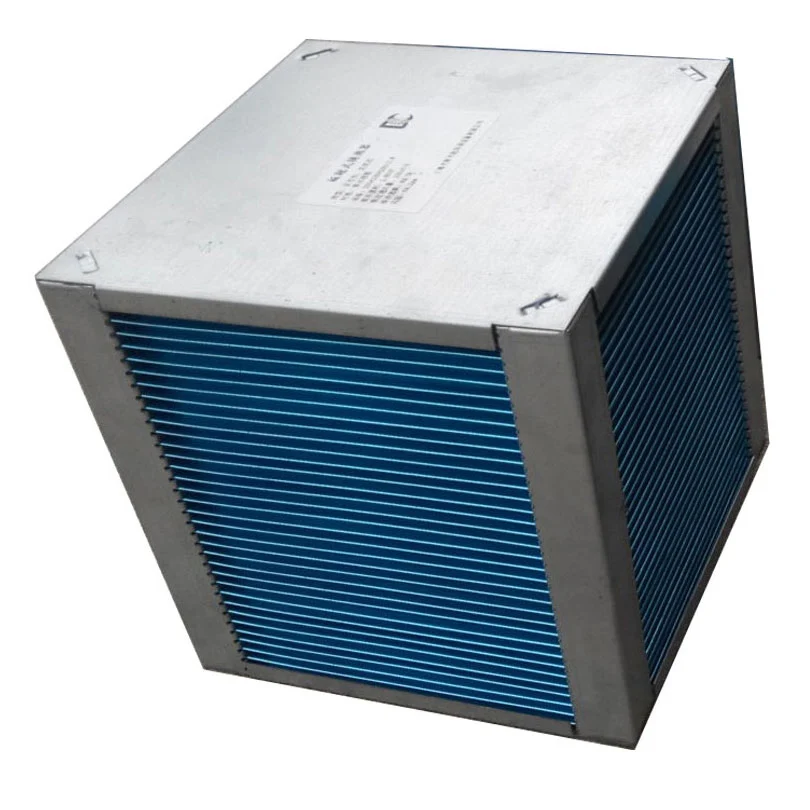 ventilation system crossflow 0.13mm thick aluminum foils sensible heat exchanger