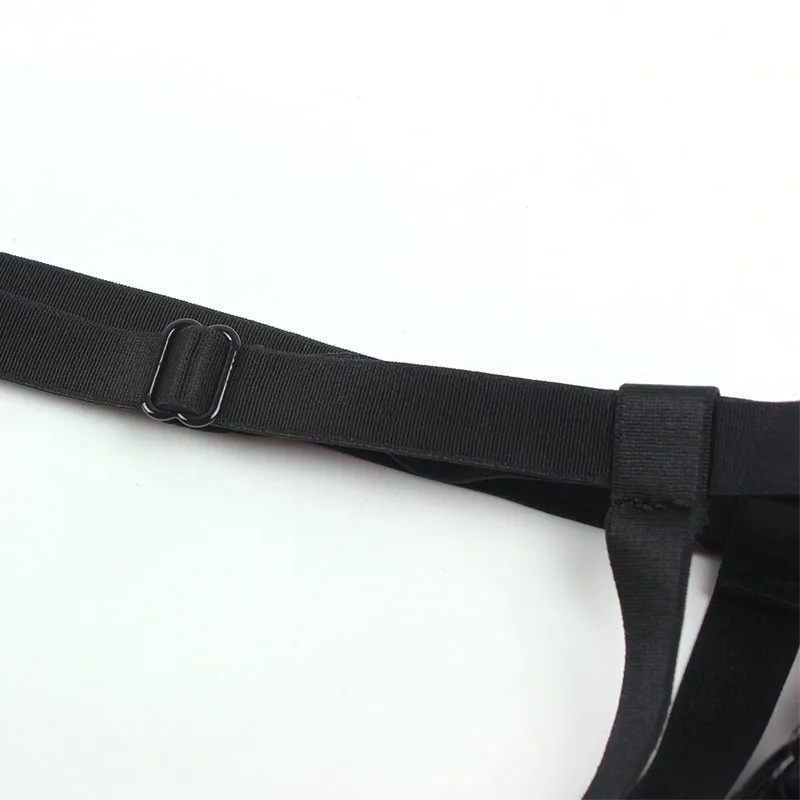 Women Sexy Adjustable Waist Stockings Garter Black Garter Belt Clip