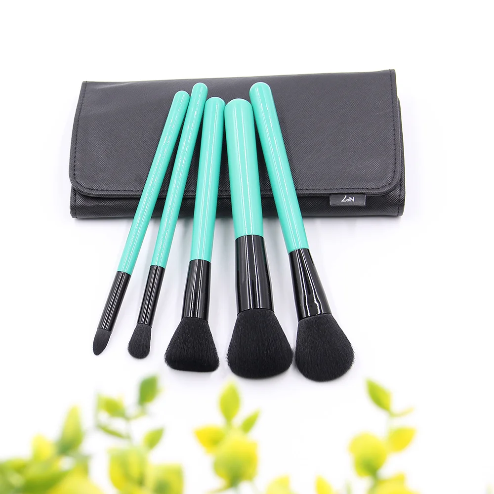 
Newest Professional Production Mini Makeup Brush Set Aluminum Make Up Trolley Case Flocking Material 