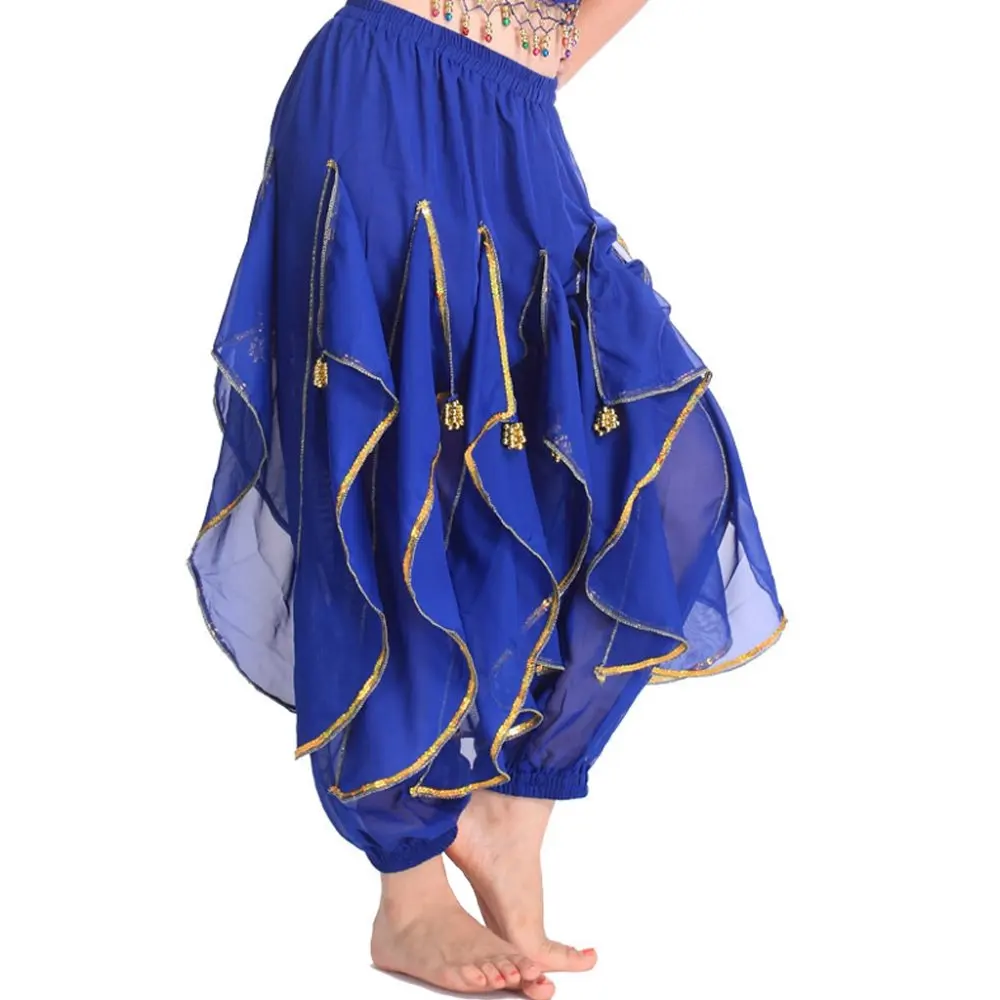 BestDance Belly Dance Harem Pants Bollywood Arabic Dancing Costume Rotation Trousers