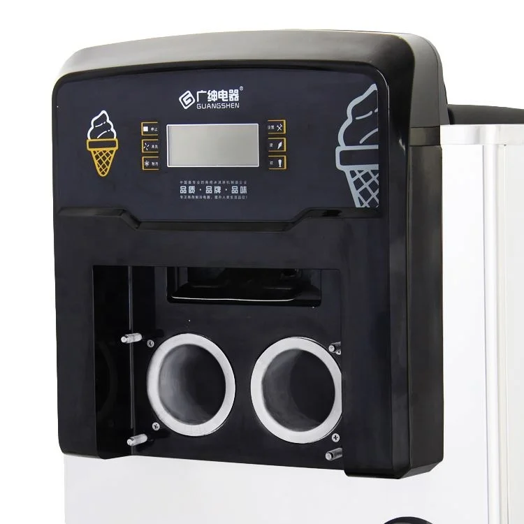 20-25L/H Goshen Commercial Soft Ice Cream Machine CE Proved machine Three FlavorS Soft Ice Cream Machine