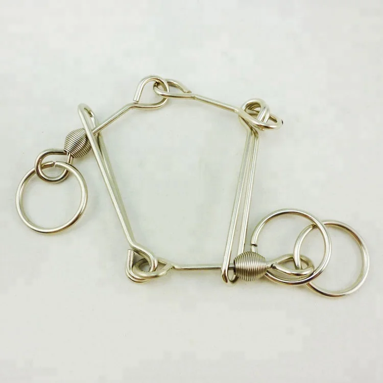 Набор металлических интеллектуальных колец-пазлов Brain Teasers