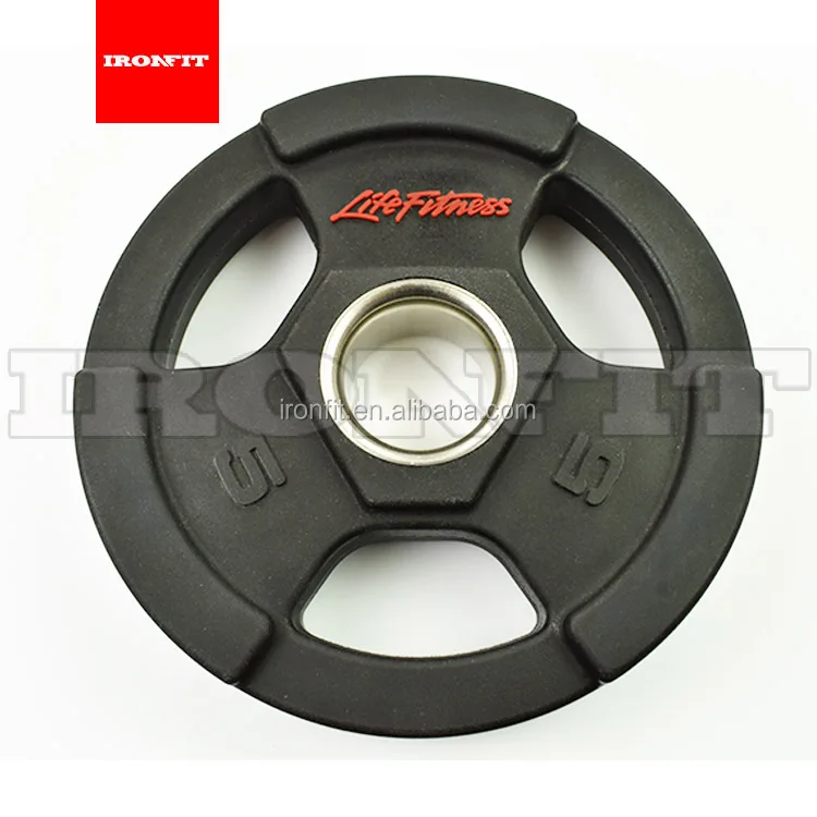 10kg 20kg 25kg 50kg PU Coated Barbell Weight Plate
