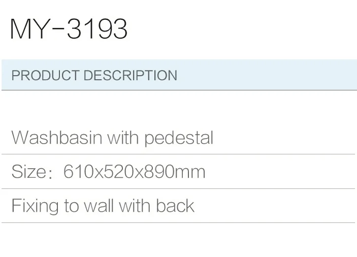 European Novelty Design Hand Wash Sink Full Pedestal Decorative Ceramic Art Basin