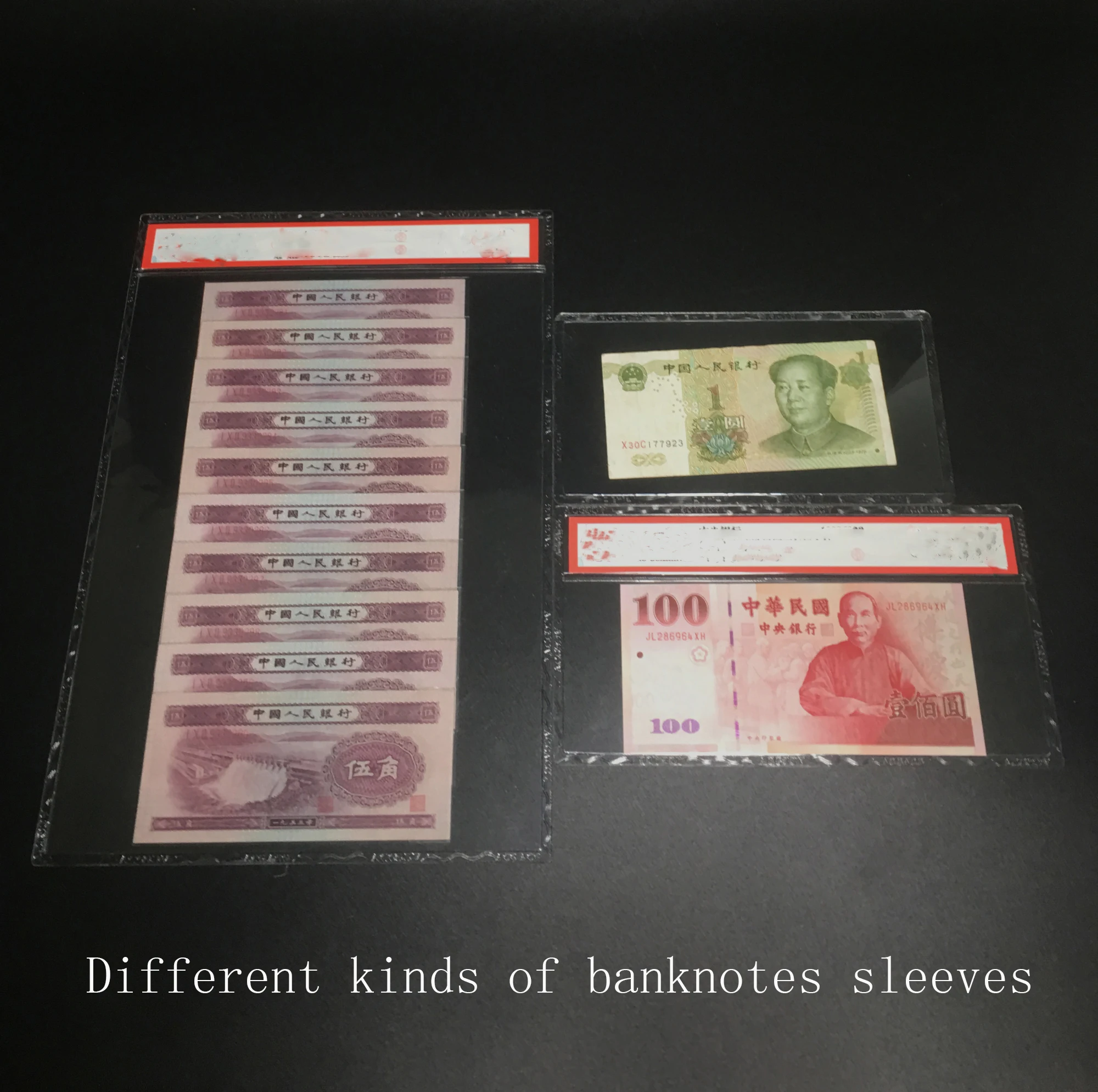 bank note rating bag use  collect /collection money bag /PET Clear Bags