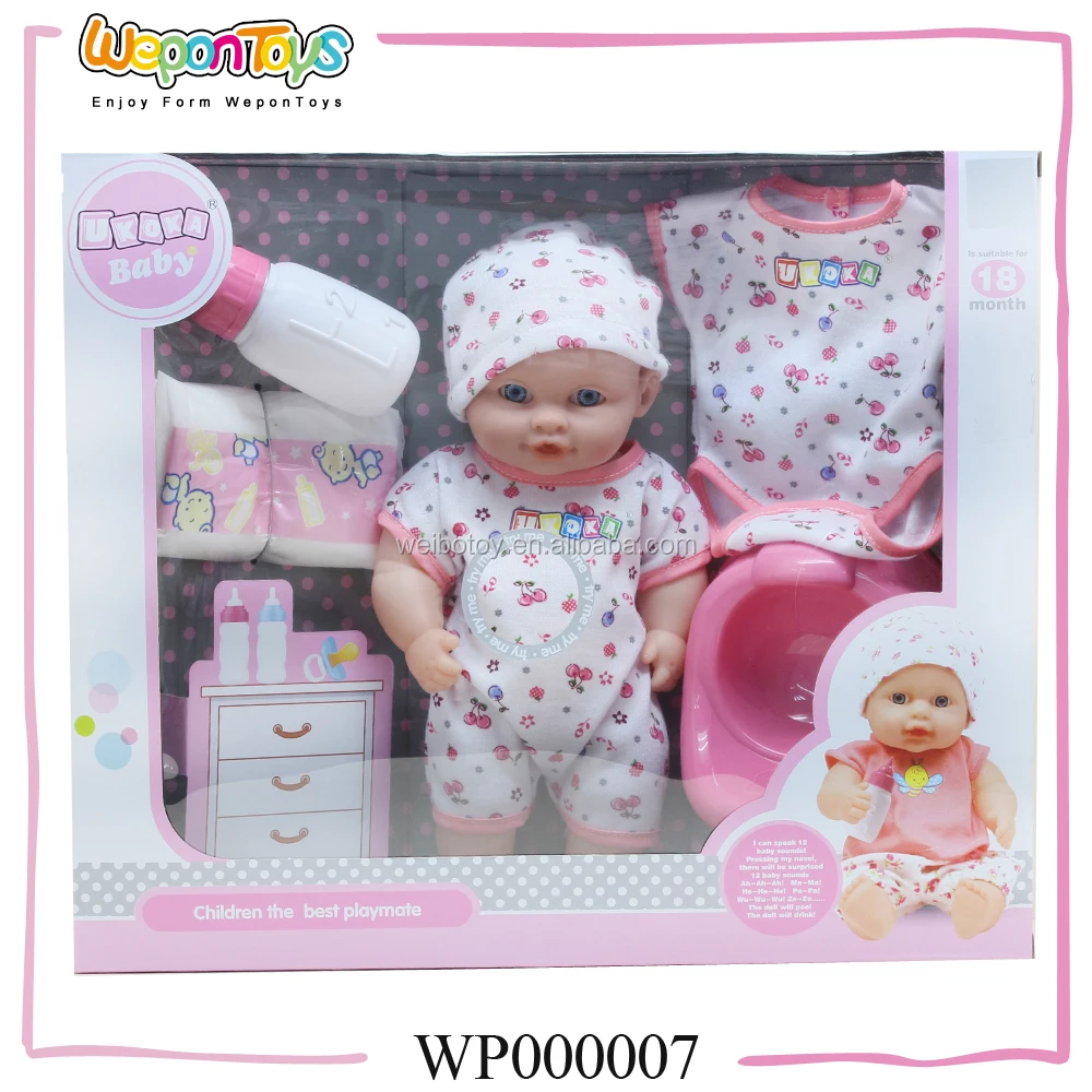 battery operated 13 inch baby doll kitchen set plastic crying silicone reborn baby doll