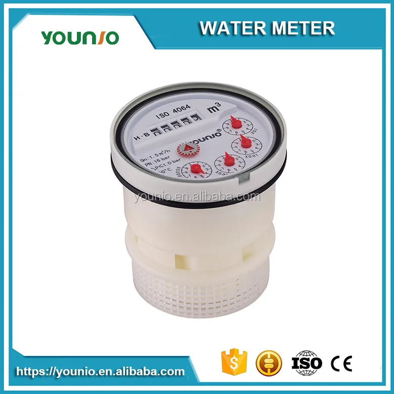 Younio Flow Water Meter Spare Parts Sccessory Fittings Mechanism Register