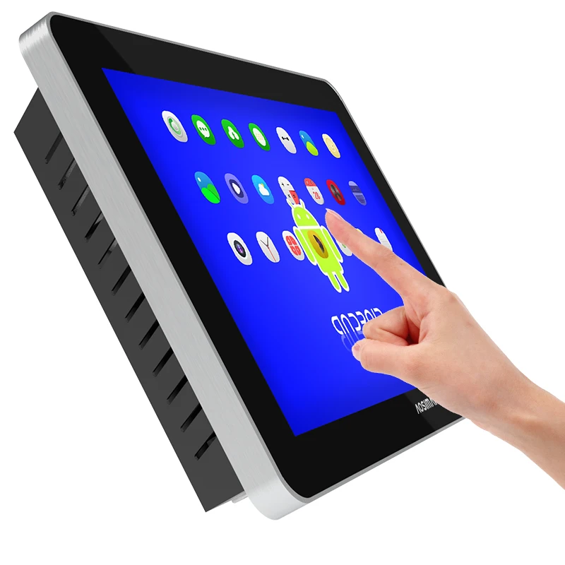 Embedded Industrial Touch Screen Panel PC 10.1 inch RJ45 All-In-One Android Panel PC