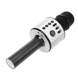 2022 Wholesale Handheld Portable Blue Tooth  USB Party Magic Sing Micro Speaker Home Karaoke Microphone for Sing