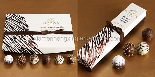 Роскошные шоколадные коробки упаковка/бумага ручной работы шоколадных конфет в коробках