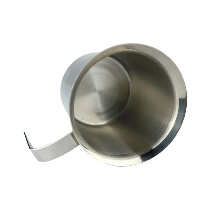 
wholesale Kitchen Tools Stainless Steel Manual Operated Hand Pump Milk Foam Maker 