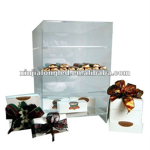 Acrylic Display Cases Acrylic display showcase box Acrylic Display Case with Hinged Door and Hasp