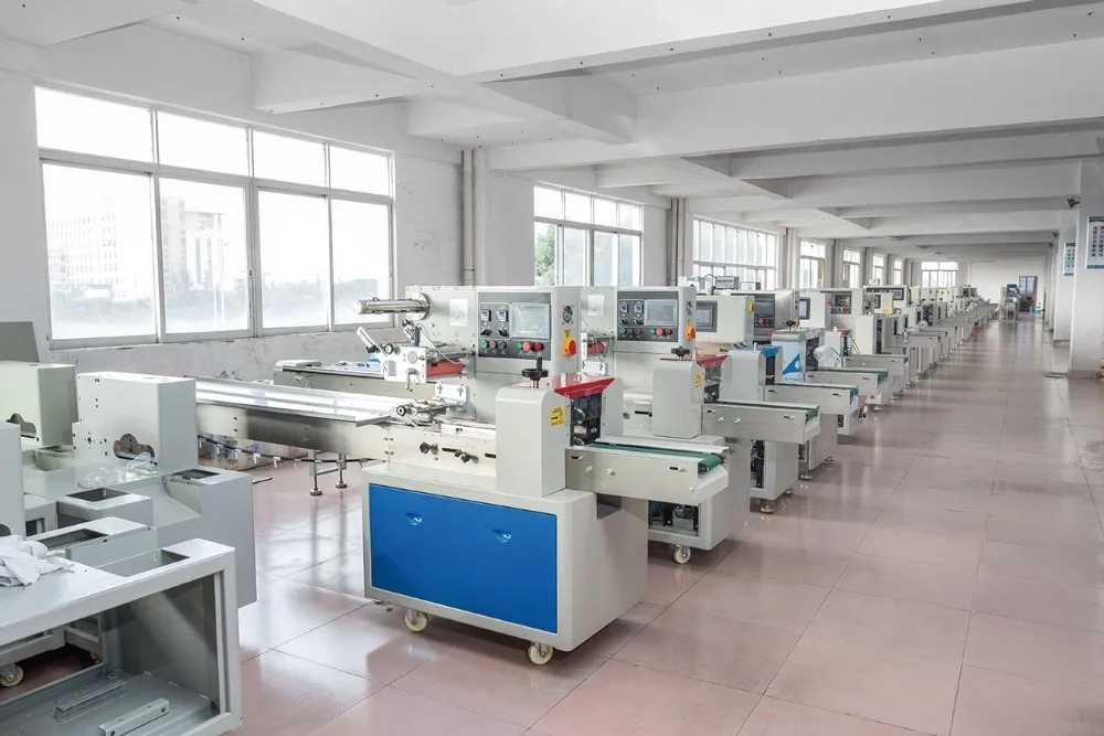 Automatic Burger Breakfast Bread Flowpack flow Packing Machine